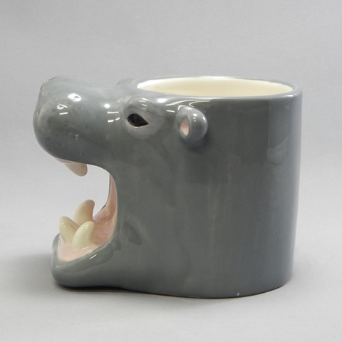 animals mug Hippopotamus