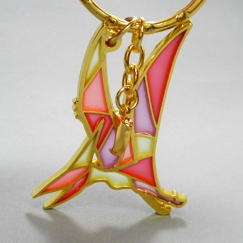 stained glass keychain Pteranodon