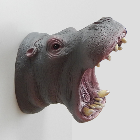 realistic magnet hippopotamu