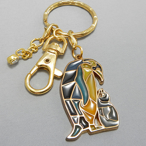 stained glass keychain Penguin